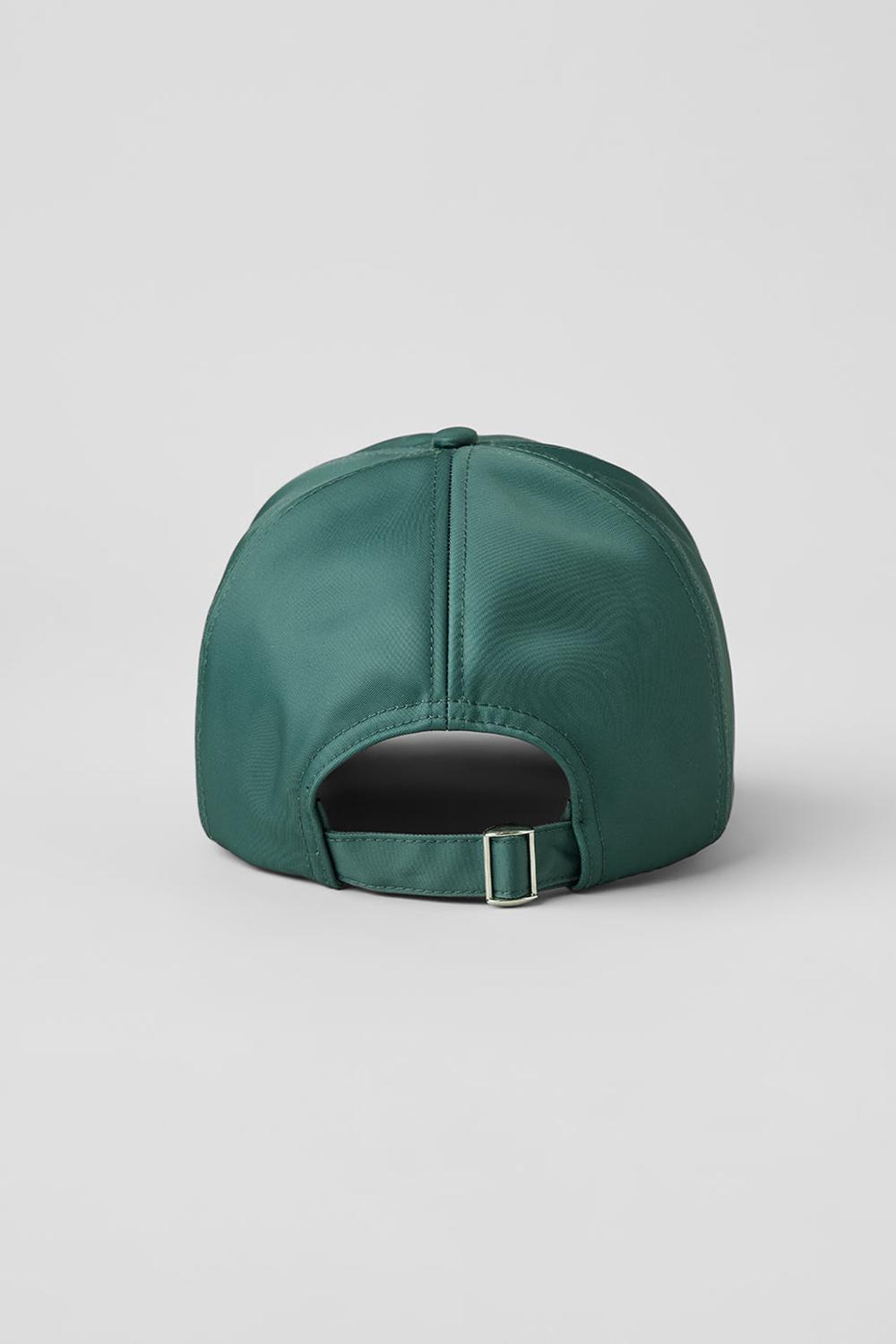 Caps ανδρικα Alo Yoga Satin Off-Duty Winter Ivy | Greece  KEWZN-3069