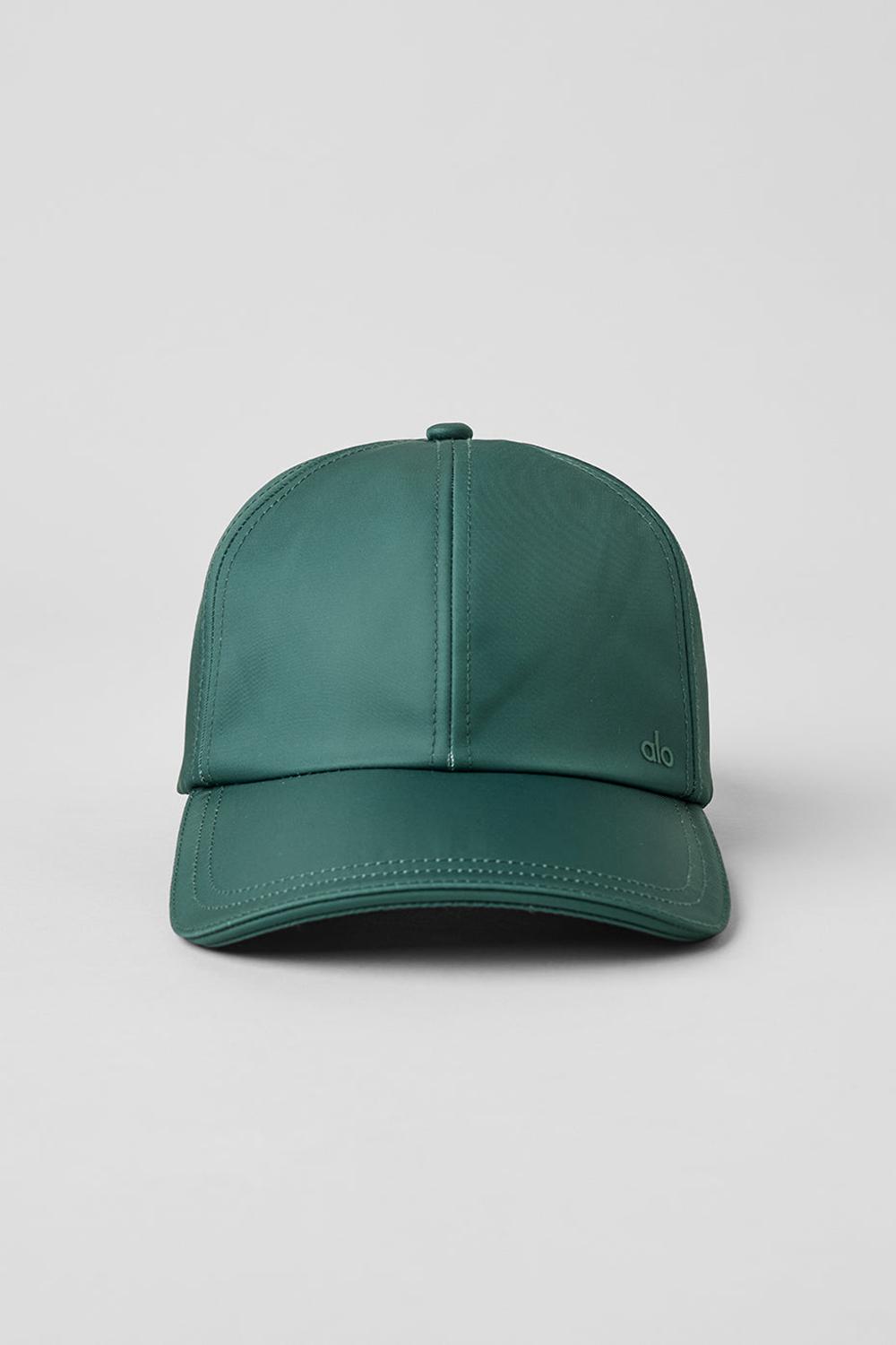 Caps ανδρικα Alo Yoga Satin Off-Duty Winter Ivy | Greece  KEWZN-3069