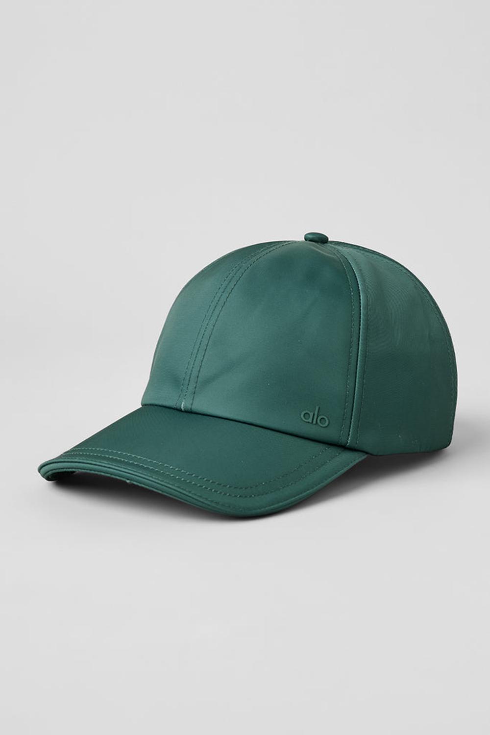 Caps ανδρικα Alo Yoga Satin Off-Duty Winter Ivy | Greece  KEWZN-3069