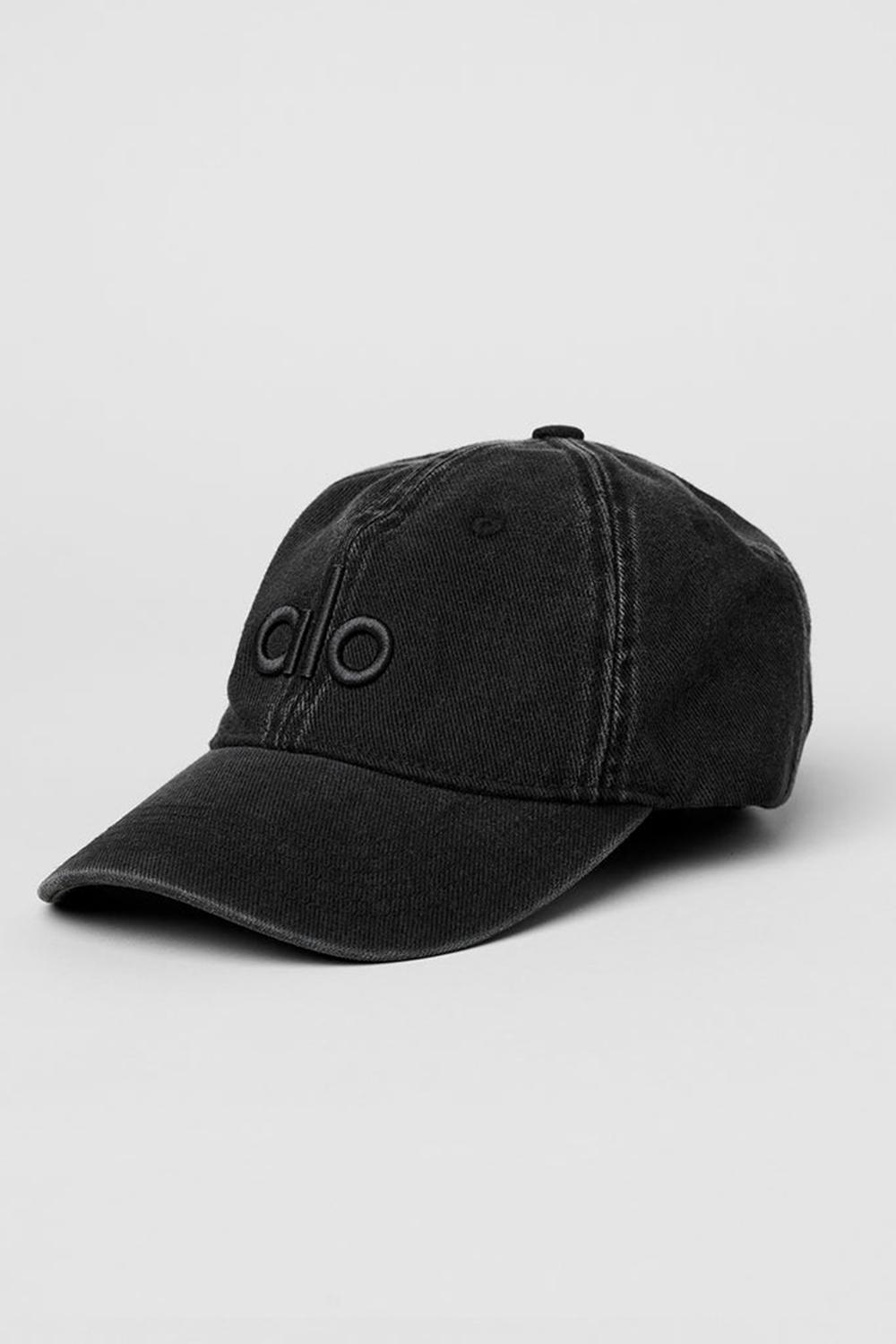 Caps γυναικεια Alo Yoga Washed Off-Duty μαυρα | Greece  ADFNY-4185