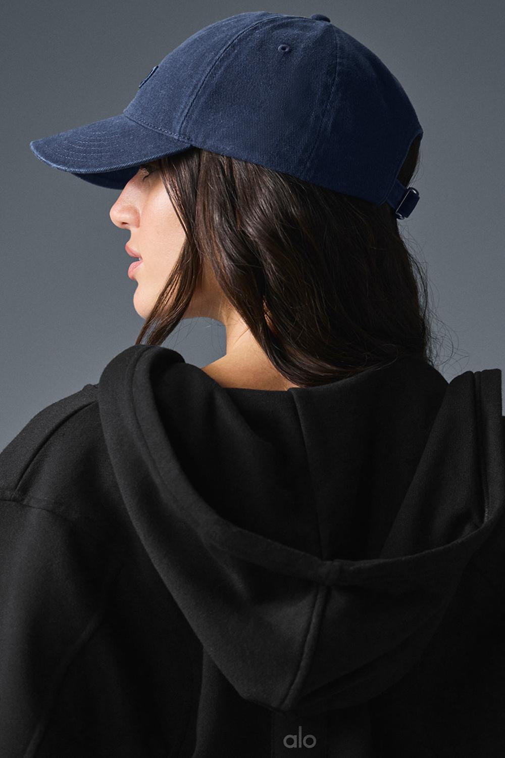 Caps ανδρικα Alo Yoga Washed Off-Duty σκουρο μπλε | Greece  CSYBL-6534