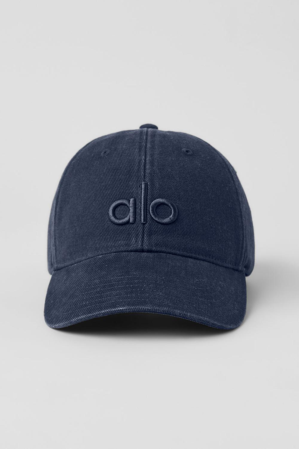 Caps γυναικεια Alo Yoga Washed Off-Duty σκουρο μπλε | Greece  LNXSE-7512