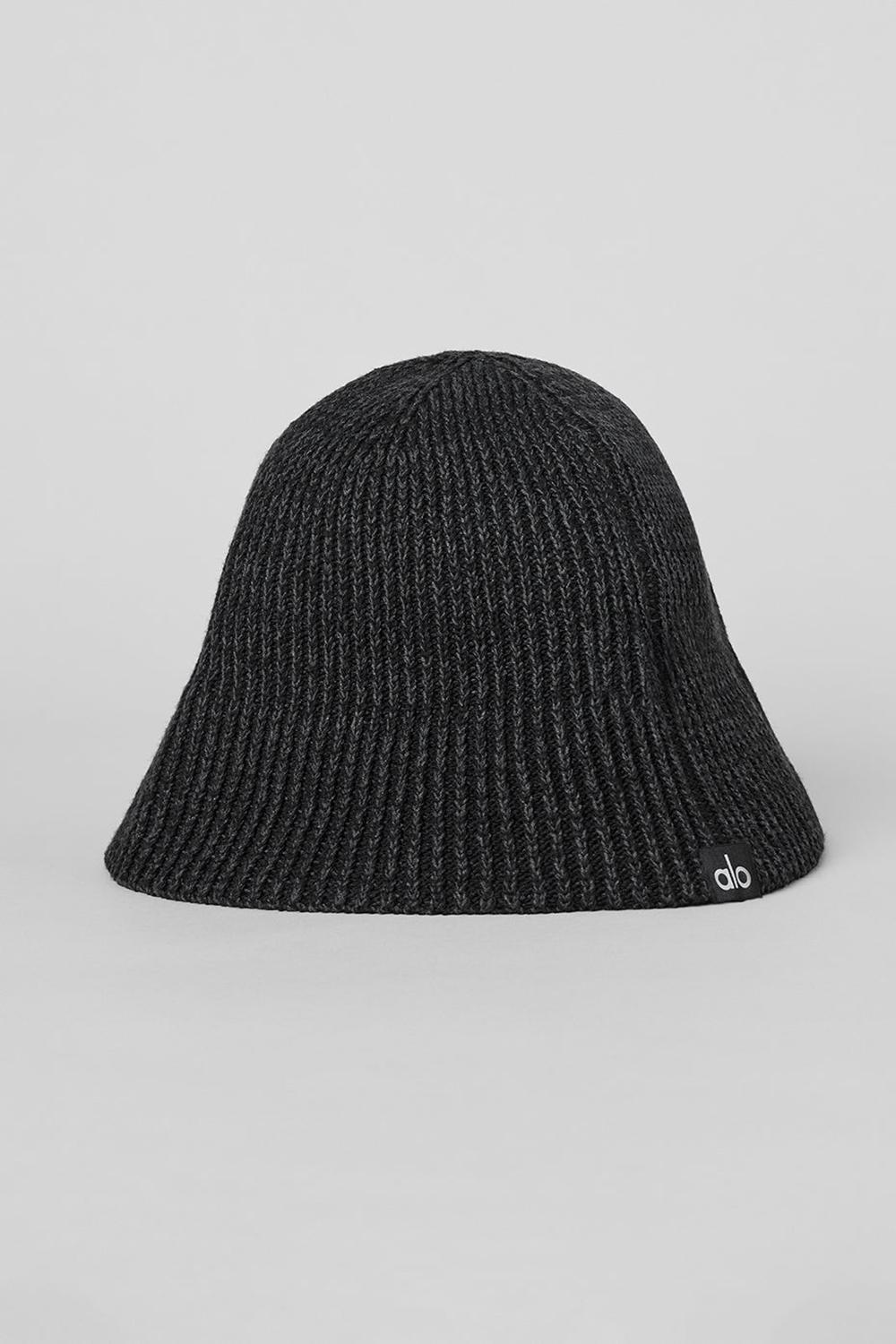 Cloche γυναικεια Alo Yoga Denim Knit μαυρα | Greece  YAIEF-9721