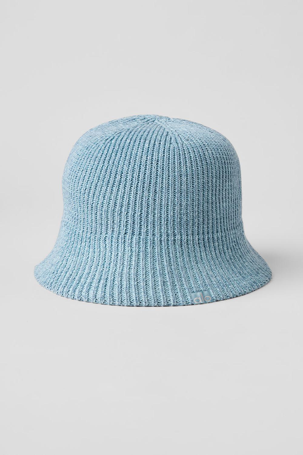 Cloche γυναικεια Alo Yoga Denim Knit μπλε σκούρο μπλε | Greece  TZIRH-3570