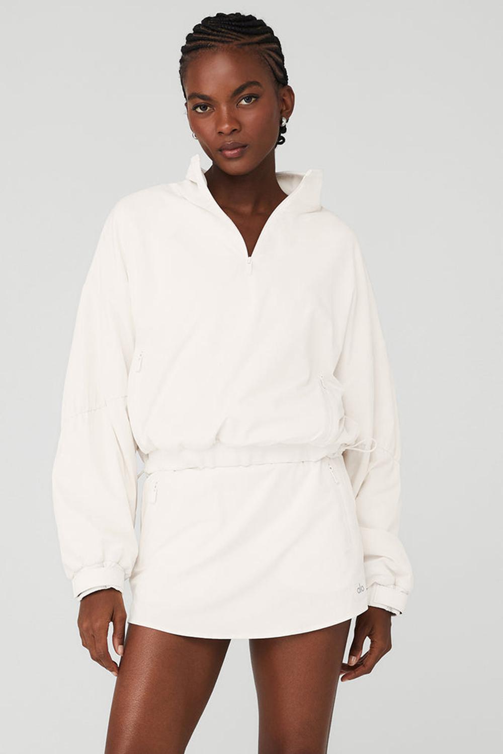 Coverup γυναικεια Alo Yoga Cropped Elevation Ivory | Greece  KDPIC-8132