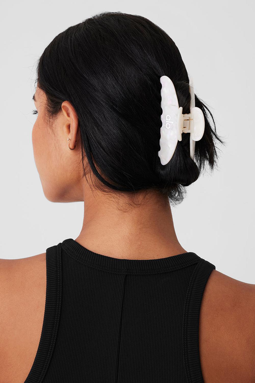 Hair Claw γυναικεια Alo Yoga 90's Claw Clip ασπρα | Greece  MPZLB-8350