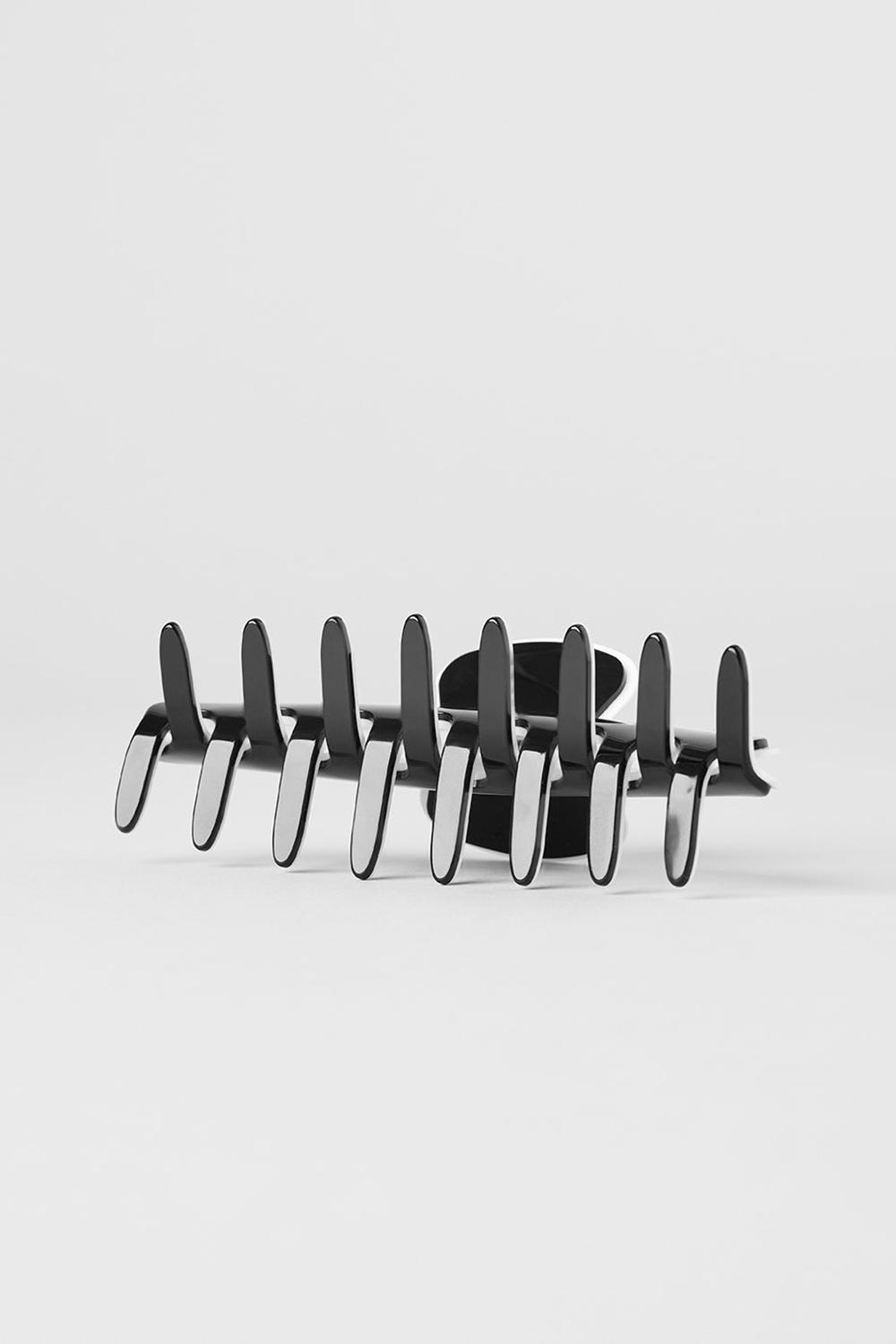 Hair Claw γυναικεια Alo Yoga Outline Claw Clip μαυρα ασπρα | Greece  YZQOM-0957