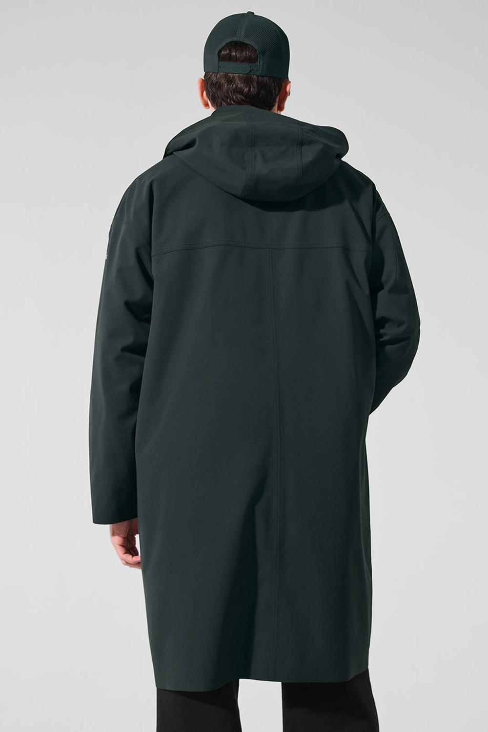 Long Coat ανδρικα Alo Yoga Rain Or Shine πρασινο | Greece  JZTYE-5278