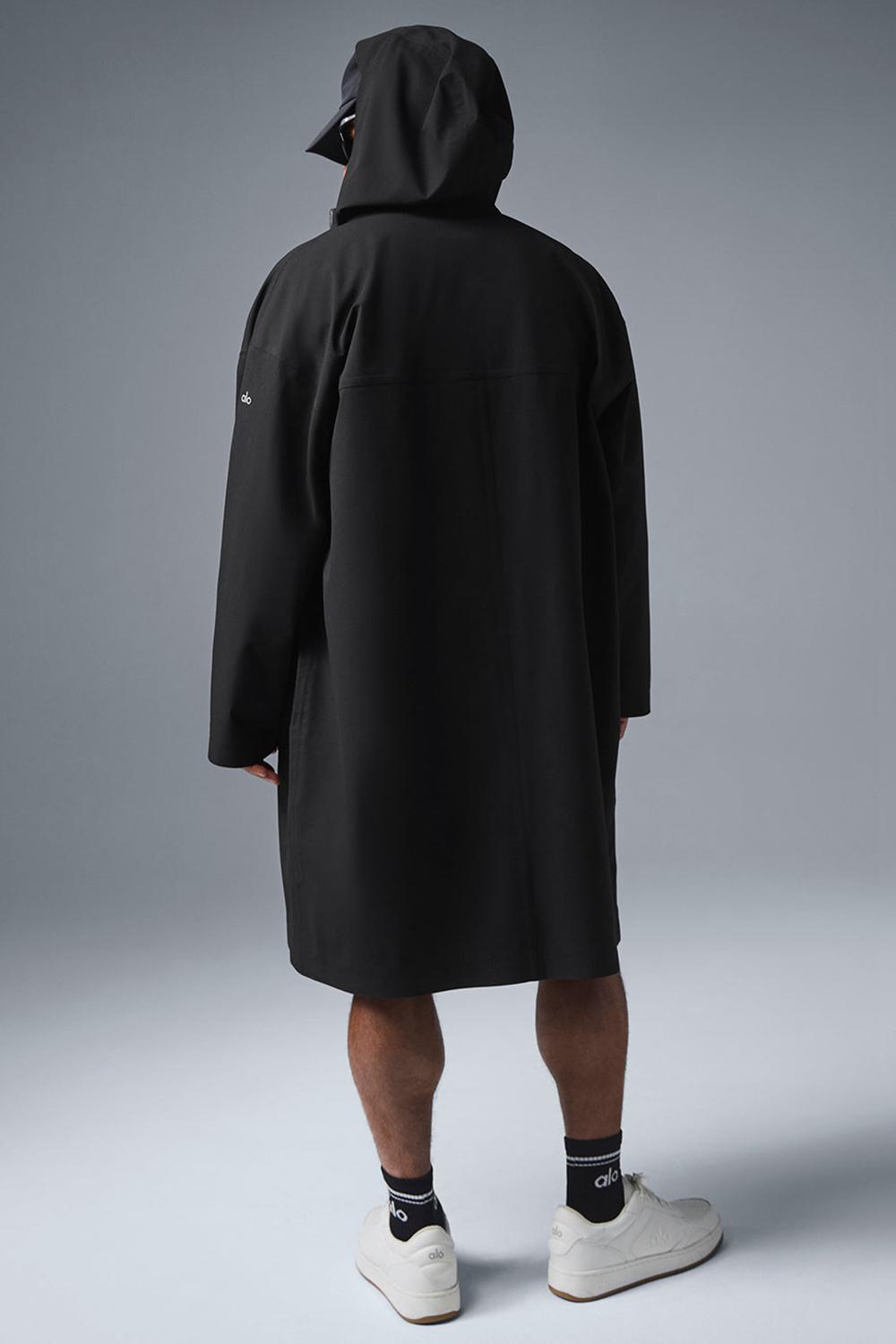 Long Coat ανδρικα Alo Yoga Rain Or Shine μαυρα | Greece  RSZQF-4875