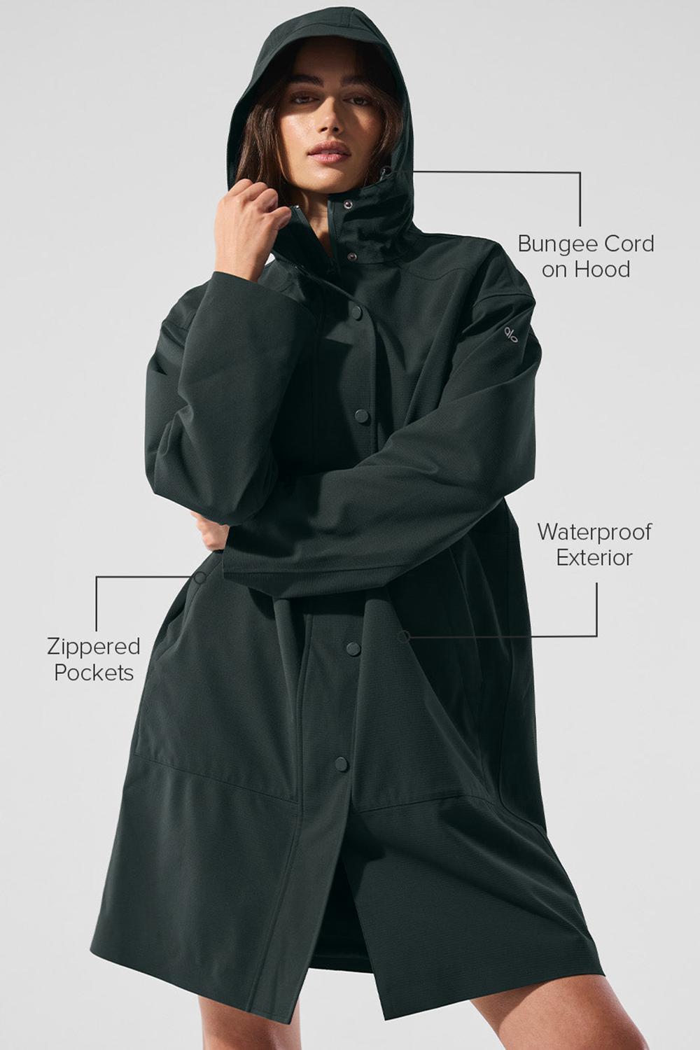 Long Coat γυναικεια Alo Yoga Rain Or Shine πρασινο | Greece  YVXWS-4683