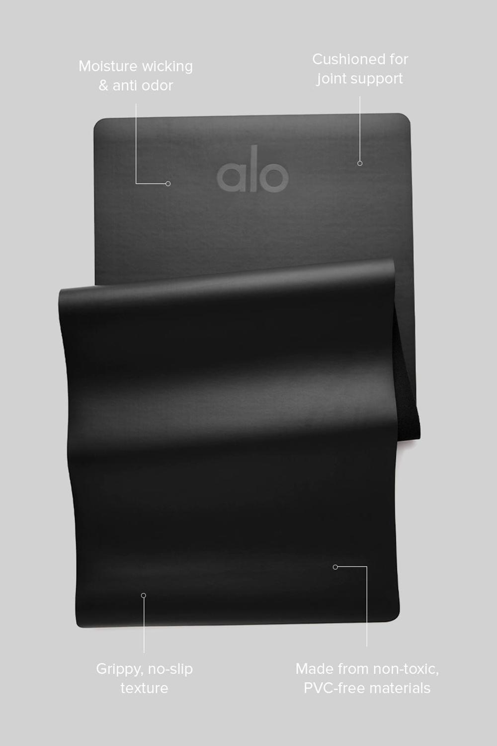 Mats γυναικεια Alo Yoga Warrior Mat μαυρα | Greece  FDASY-9325