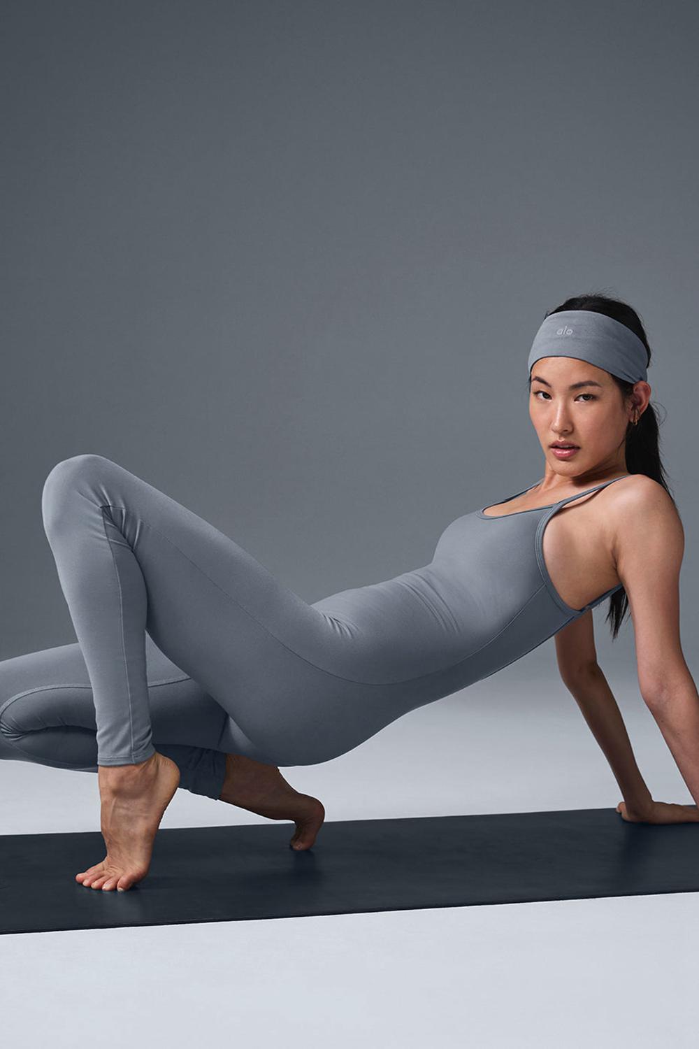 Onesies γυναικεια Alo Yoga Airbrush One And Done γκρι | Greece  KALBW-9172