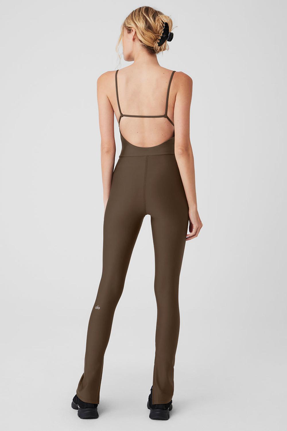 Onesies γυναικεια Alo Yoga Airlift Disco Daze Espresso | Greece  OQKIR-2634