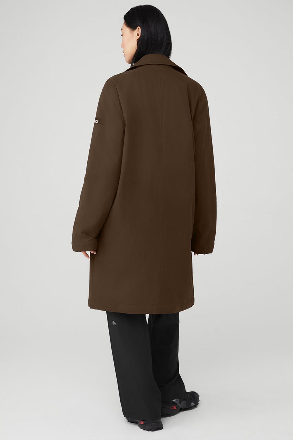 Overcoats γυναικεια Alo Yoga Signature Espresso | Greece  FODYA-1802