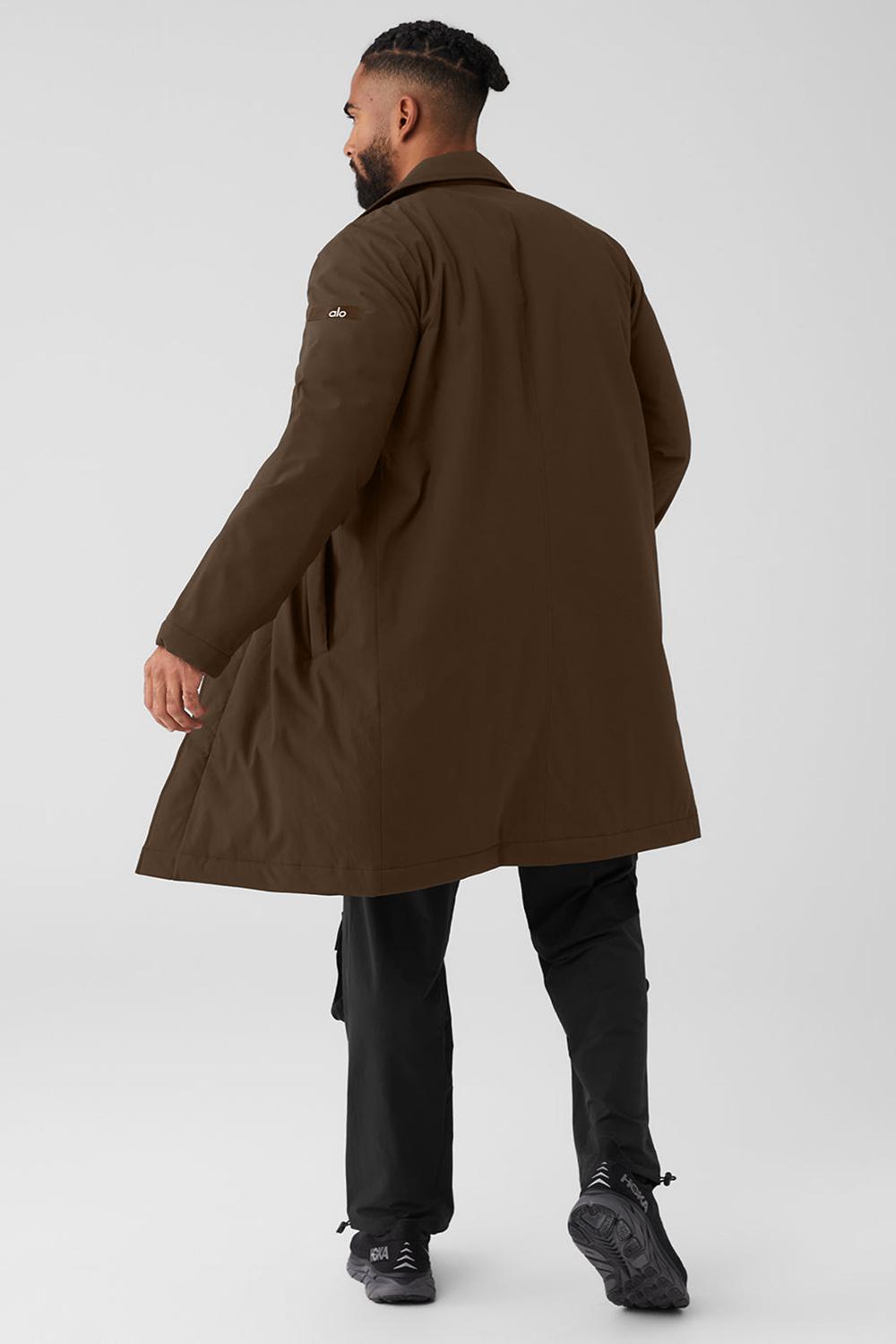 Overcoats ανδρικα Alo Yoga Signature Espresso | Greece  YVUKH-7245