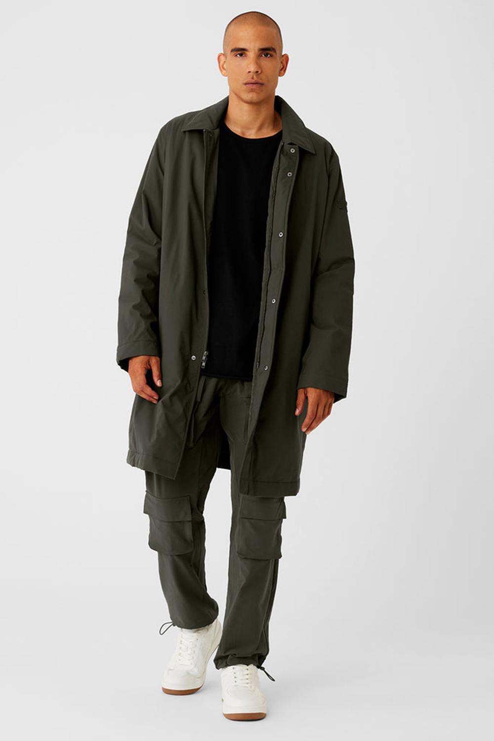 Overcoats ανδρικα Alo Yoga Signature πρασινο | Greece  CQEMS-6259