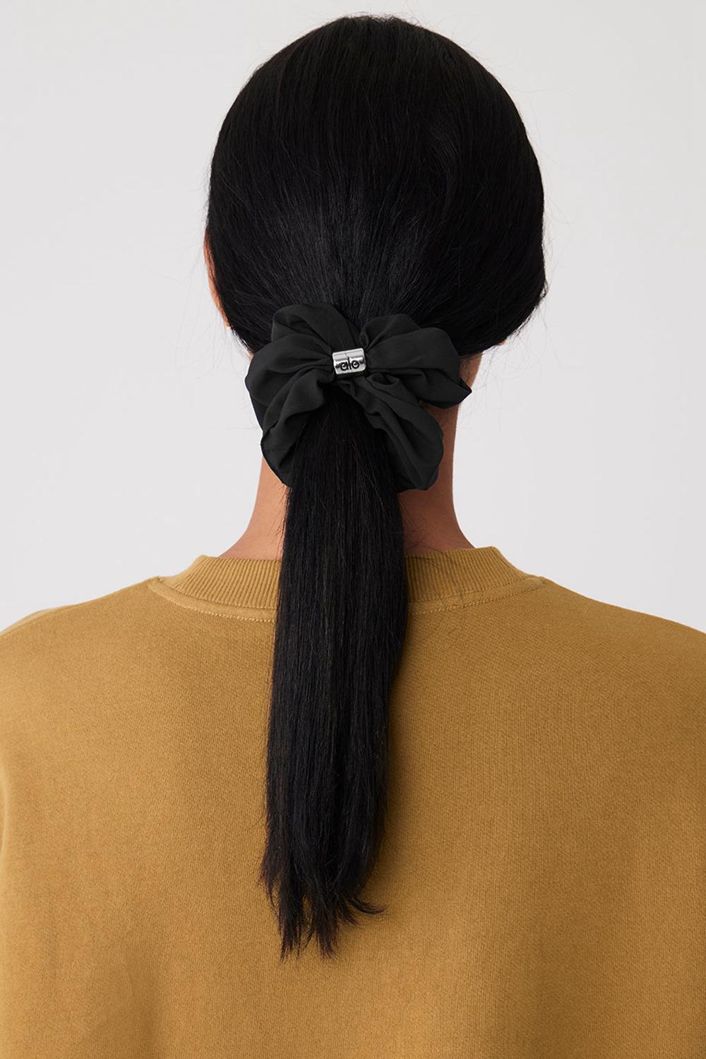 Scrunchie γυναικεια Alo Yoga Bead It Oversized μαυρα | Greece  PJYAQ-8365