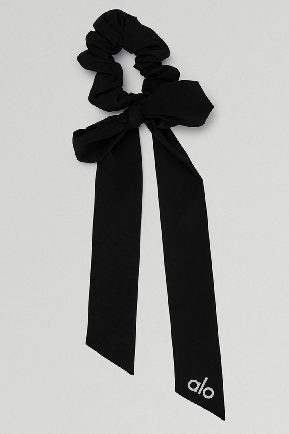 Scrunchie γυναικεια Alo Yoga Love Knots Tie μαυρα | Greece  FILHN-0931