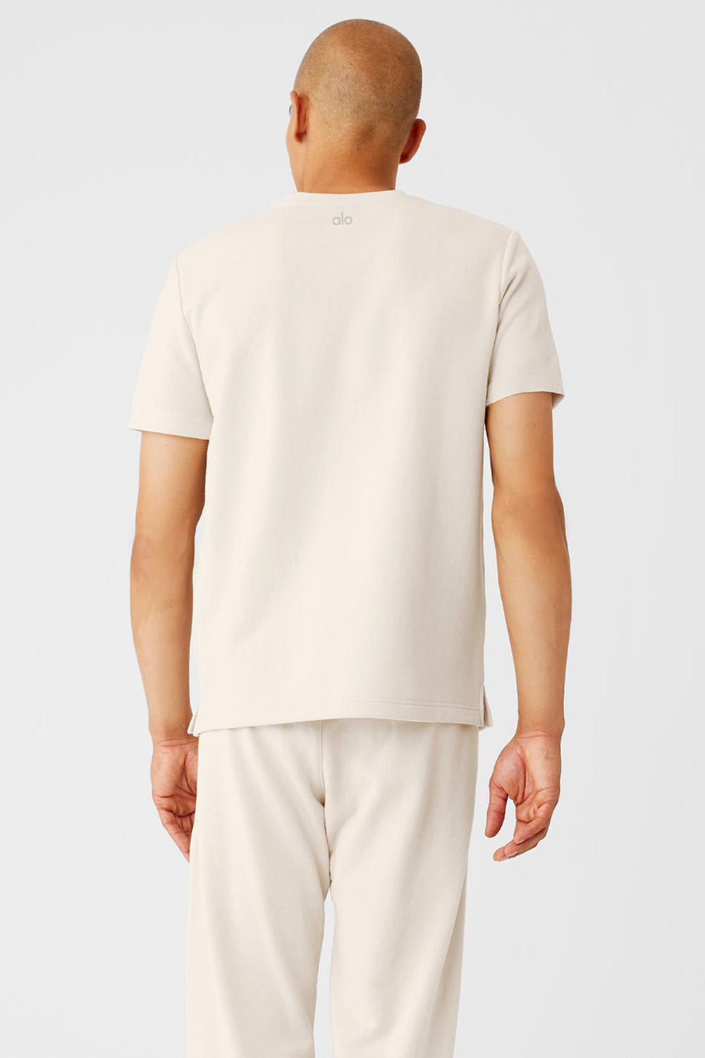 Short Sleeve ανδρικα Alo Yoga Chill Bone | Greece  IPXMC-1769