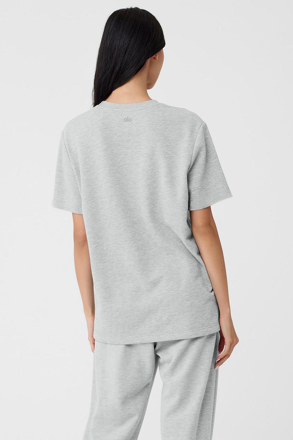 Short Sleeve γυναικεια Alo Yoga Chill γκρι | Greece  JLEXV-0759