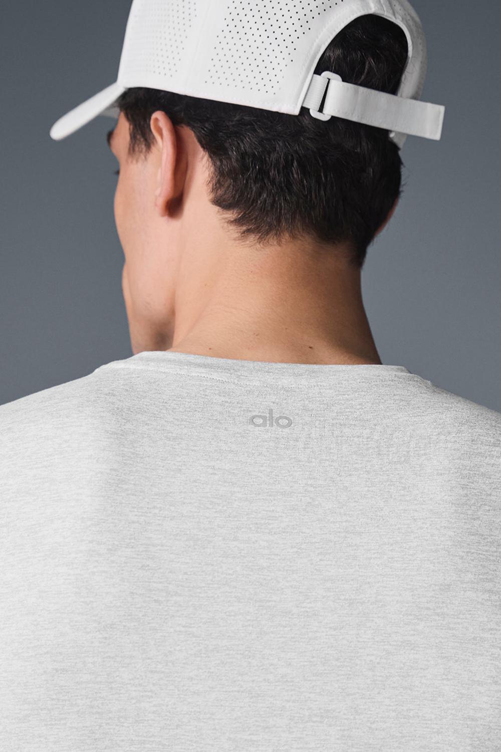Short Sleeve ανδρικα Alo Yoga Conquer Reform Crewneck γκρι | Greece  FSXGL-4238