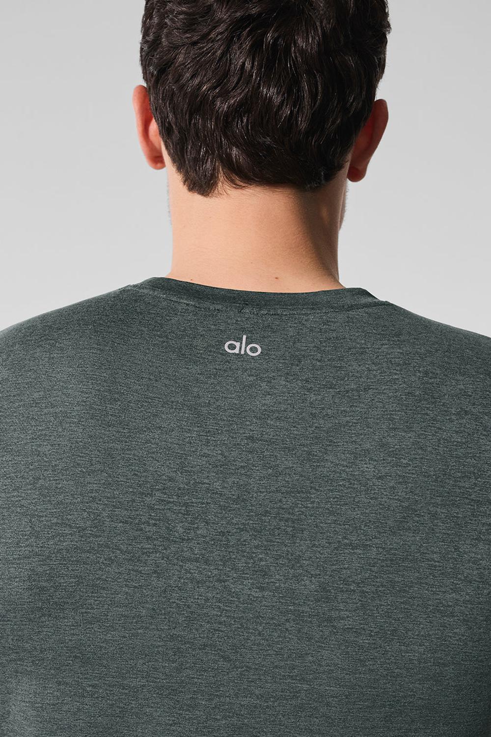 Short Sleeve ανδρικα Alo Yoga Conquer Reform Crewneck πρασινο | Greece  RAWTY-5710