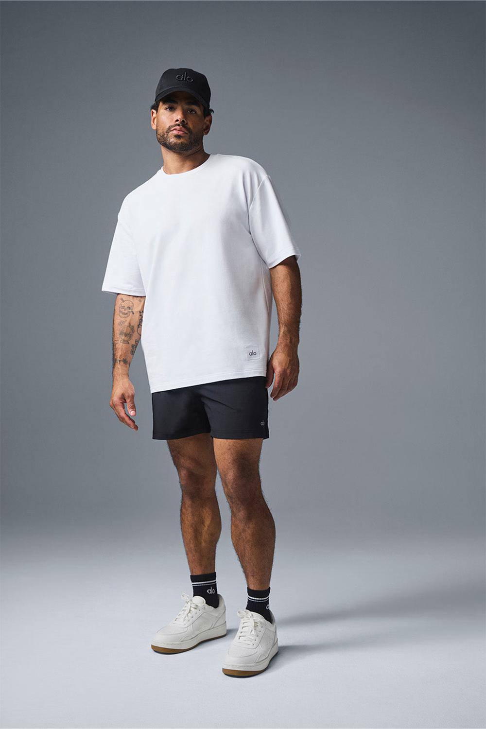 Short Sleeve ανδρικα Alo Yoga Double Take ασπρα | Greece  TXSEF-1520