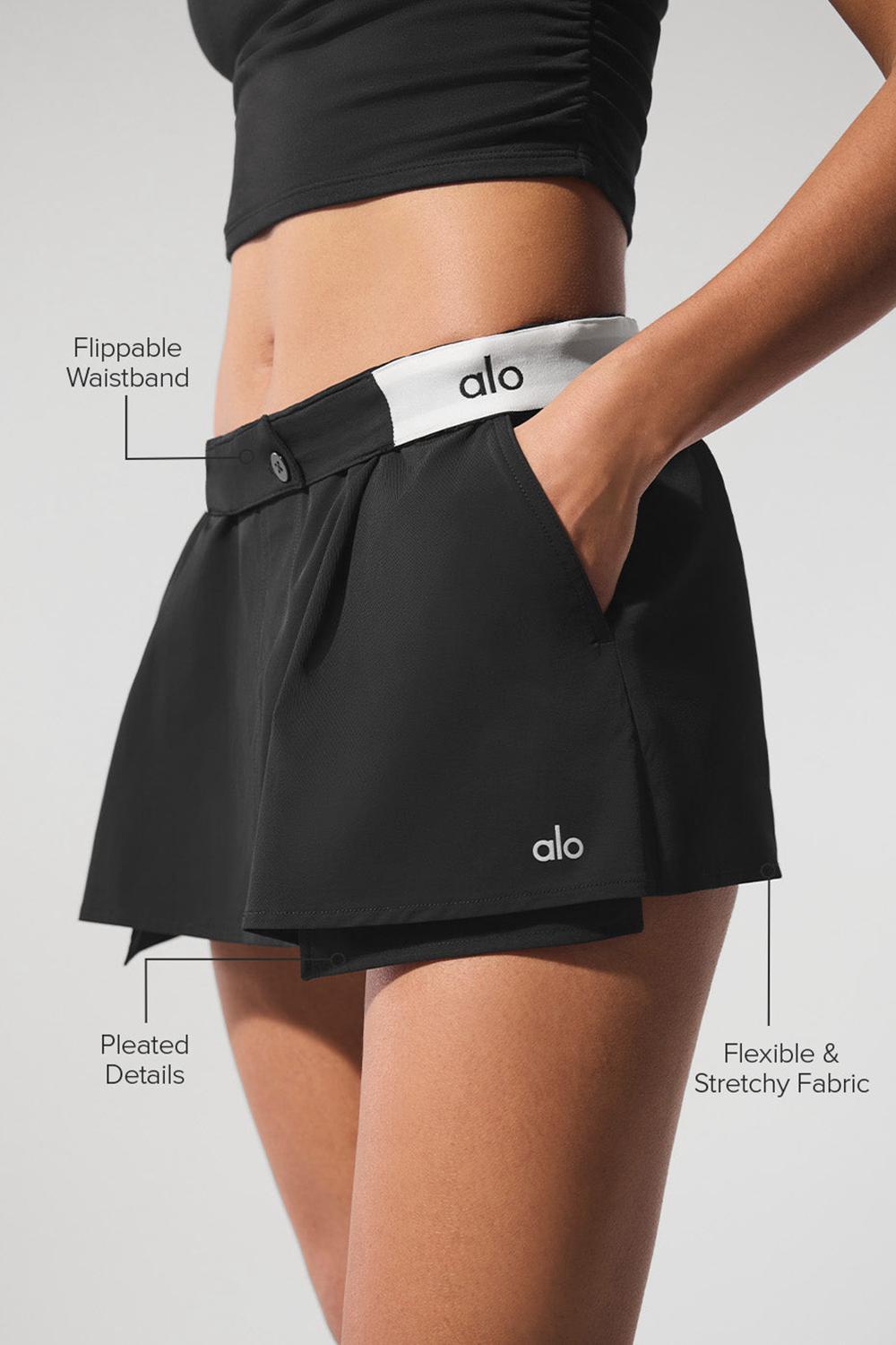 Skort γυναικεια Alo Yoga Flip It Mini Skort μαυρα | Greece  WCSRQ-0984