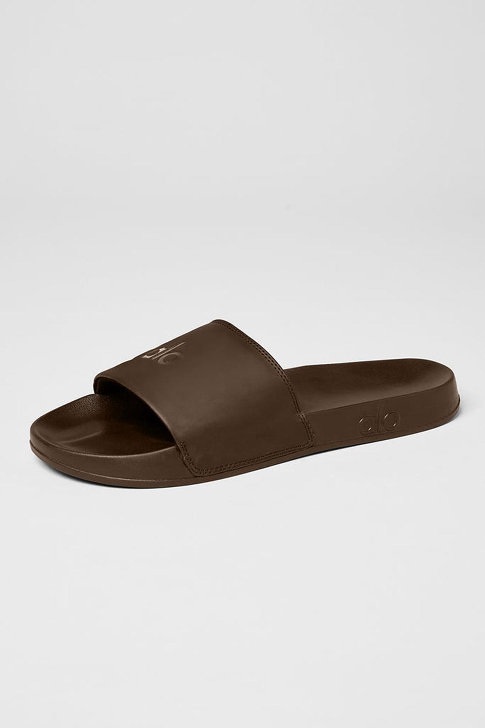 Slide γυναικεια Alo Yoga Unisex It Slide Espresso | Greece  QHVJA-6432