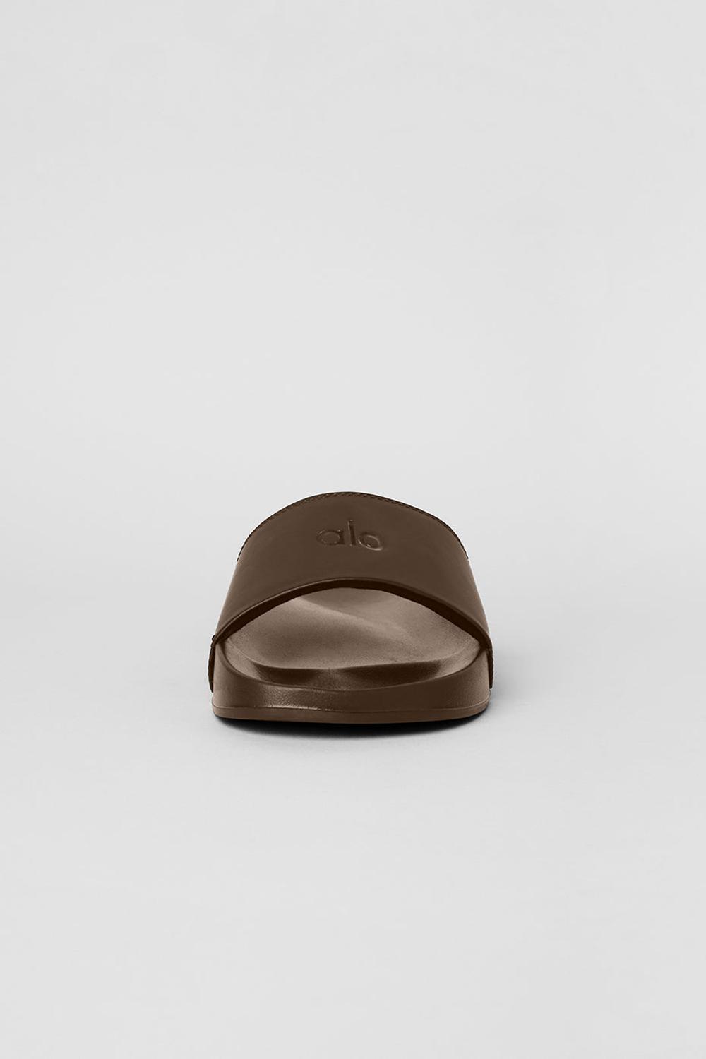 Slide ανδρικα Alo Yoga Unisex It Slide Espresso | Greece  WUZBT-3268