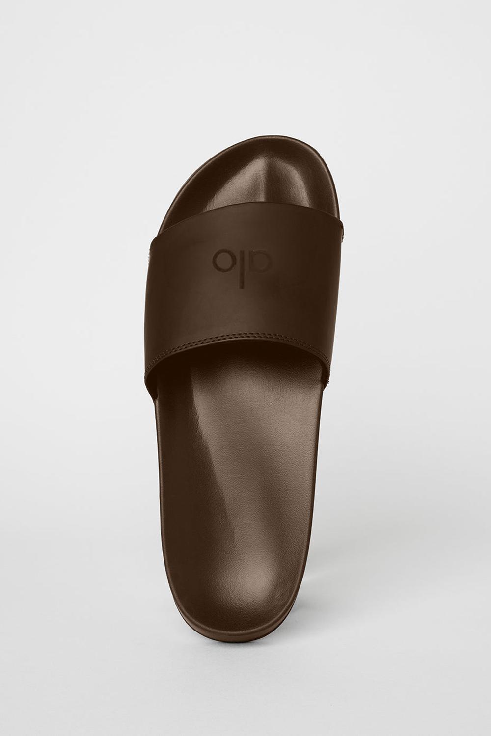 Slide ανδρικα Alo Yoga Unisex It Slide Espresso | Greece  WUZBT-3268