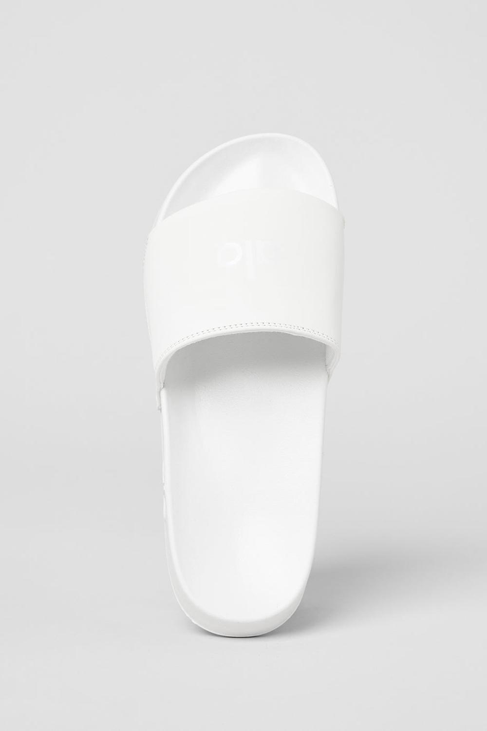Slide γυναικεια Alo Yoga Unisex It Slide ασπρα | Greece  HEBGN-5184