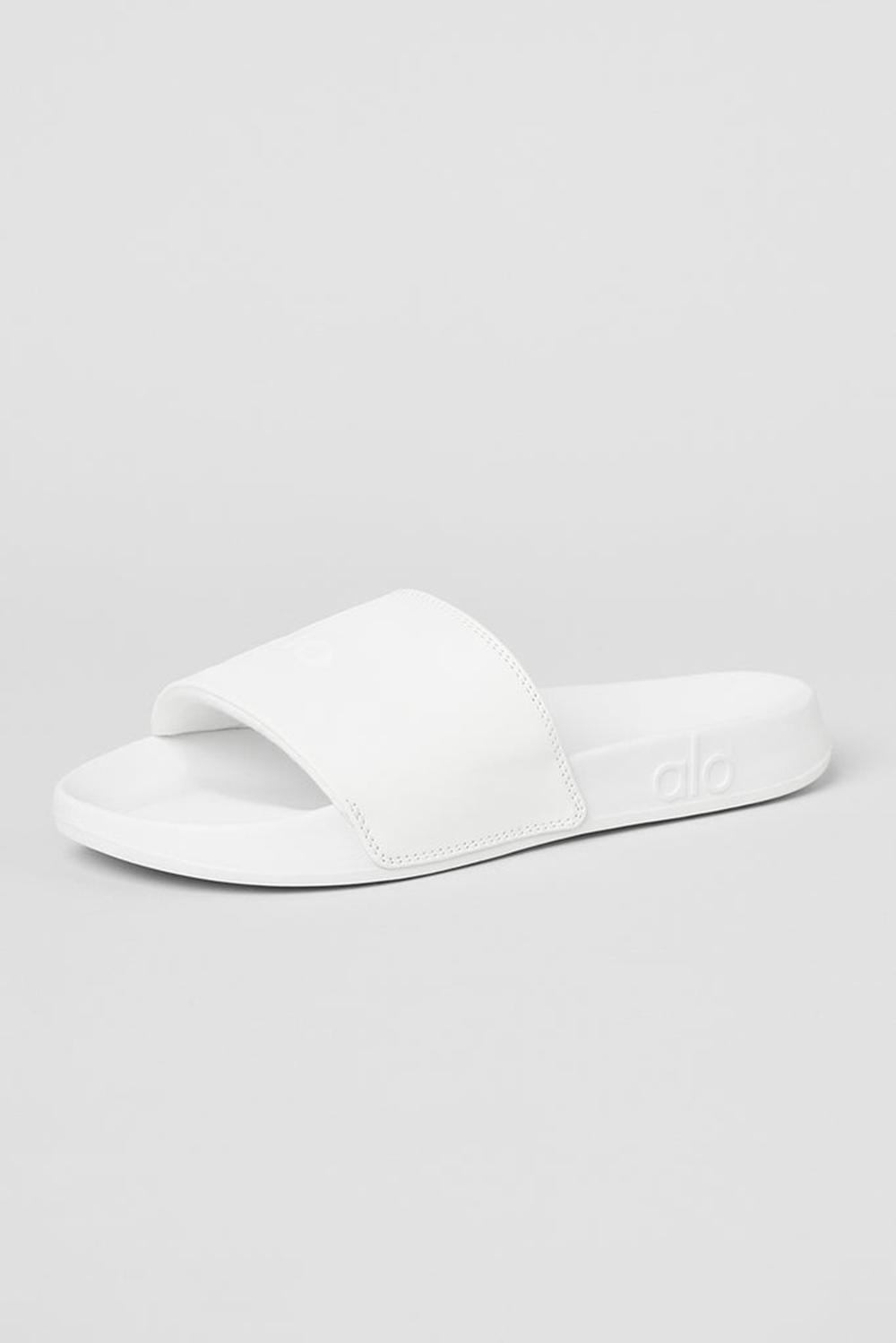 Slide γυναικεια Alo Yoga Unisex It Slide ασπρα | Greece  HEBGN-5184