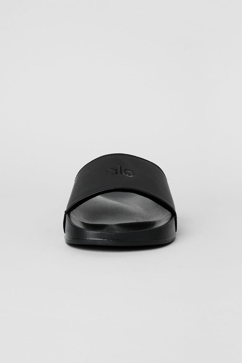 Slide γυναικεια Alo Yoga Unisex It Slide μαυρα | Greece  QWEBD-2563