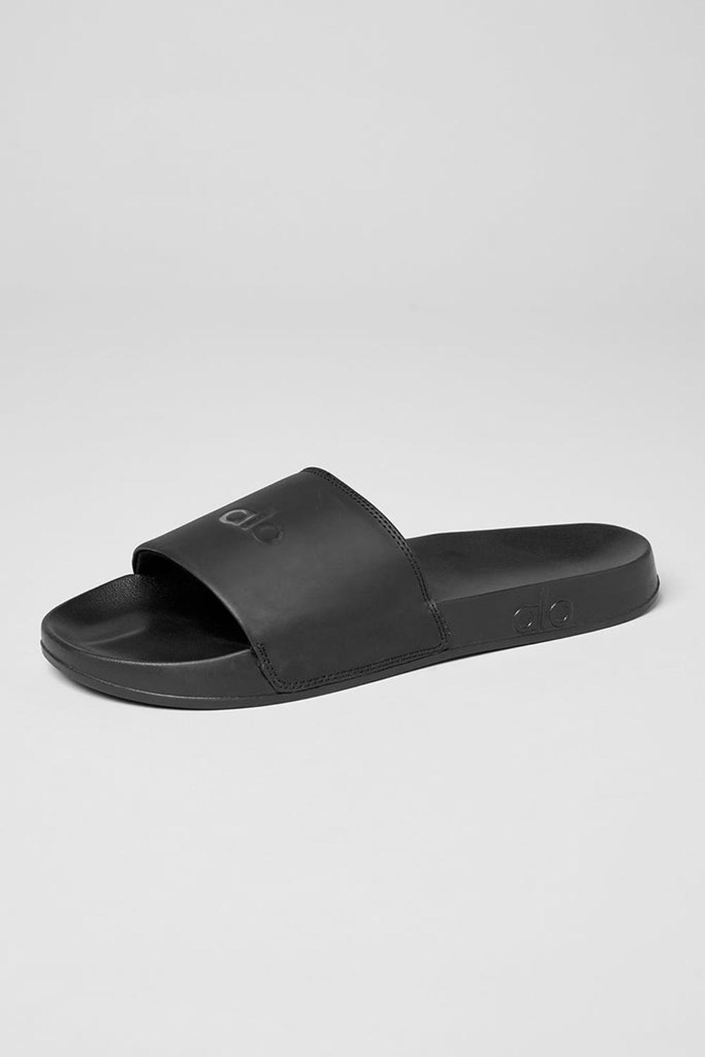 Slide γυναικεια Alo Yoga Unisex It Slide μαυρα | Greece  QWEBD-2563
