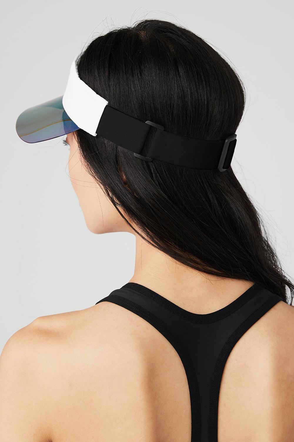 Visor γυναικεια Alo Yoga Airlift Solar ασπρα | Greece  KJQRM-5297