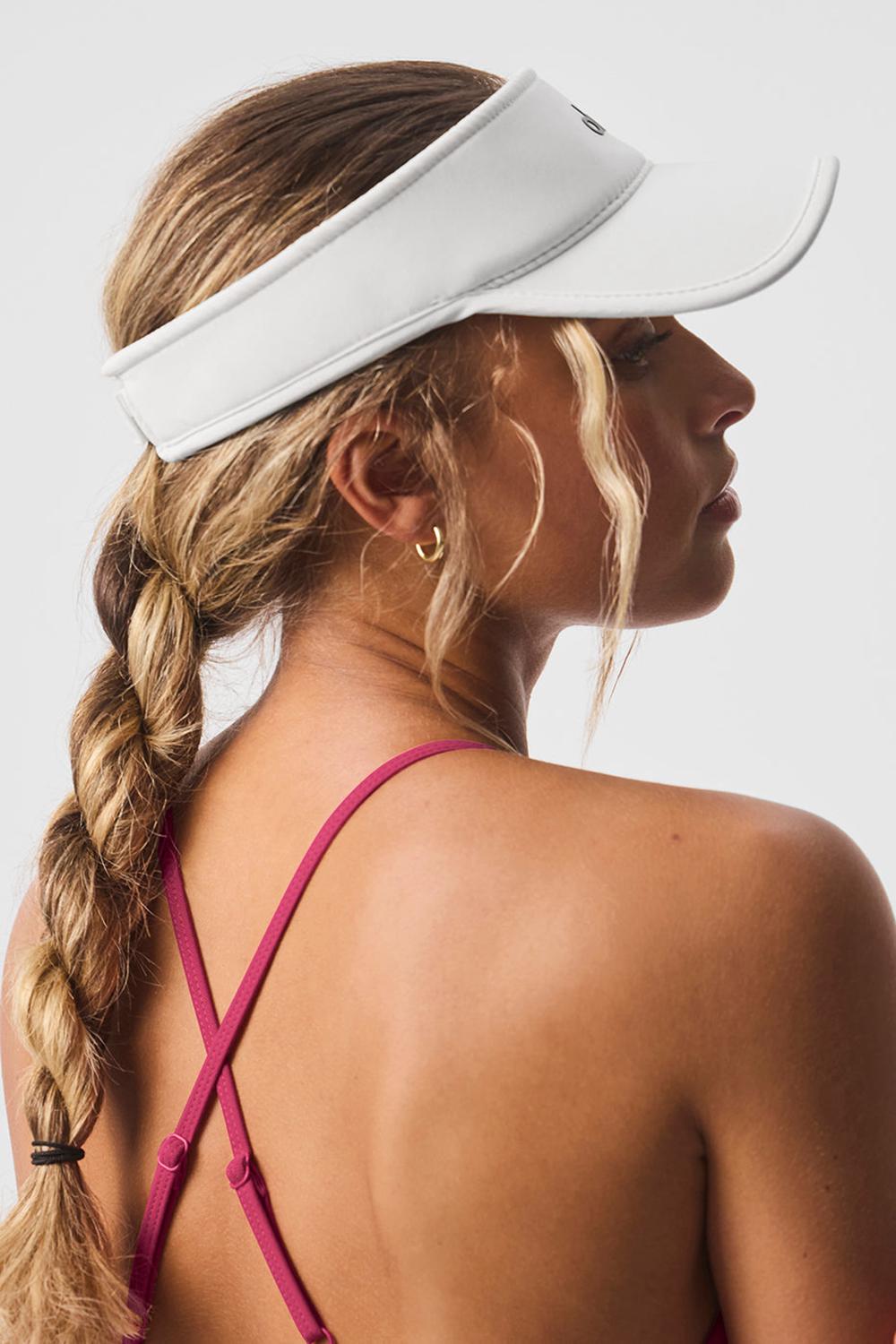 Visor ανδρικα Alo Yoga Performance Eclipse ασπρα | Greece  HZQCA-5796