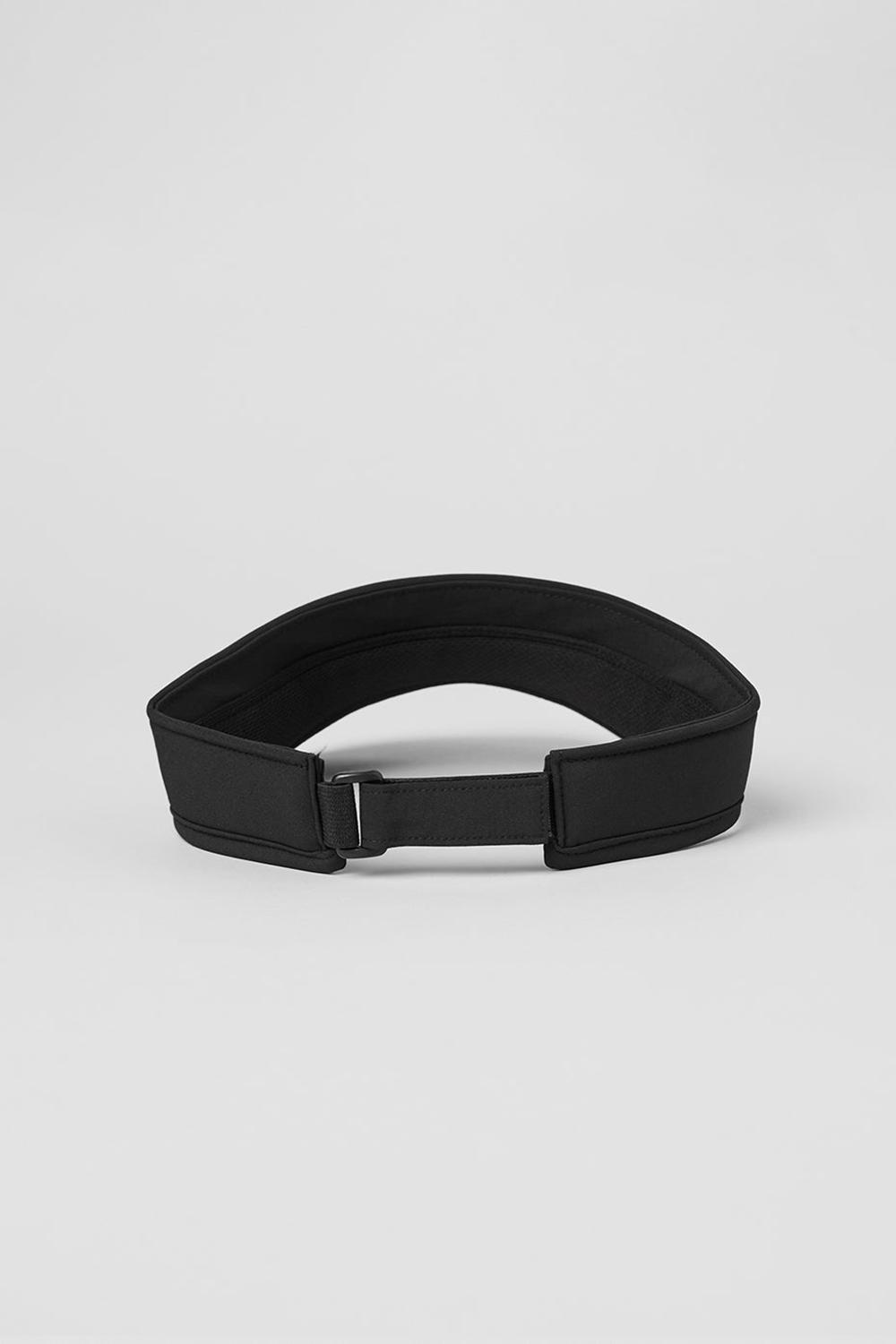 Visor γυναικεια Alo Yoga Performance Eclipse μαυρα | Greece  TSWIV-9423