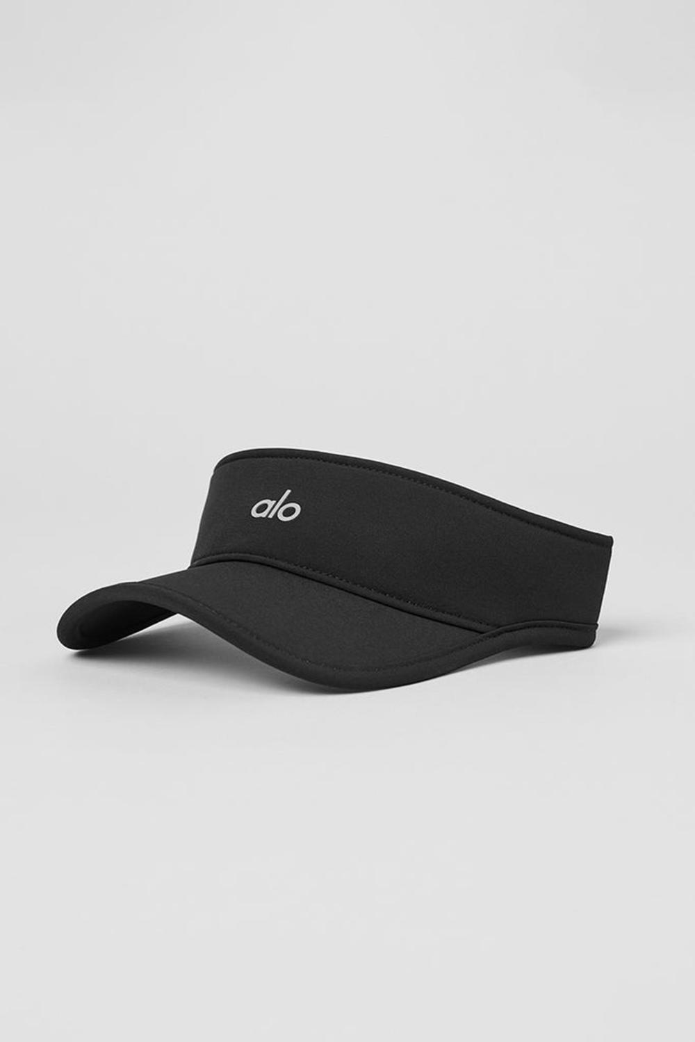 Visor γυναικεια Alo Yoga Performance Eclipse μαυρα | Greece  TSWIV-9423