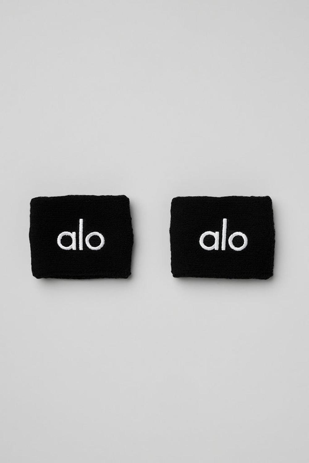Wristband ανδρικα Alo Yoga Glow (2-Pack) μαυρα | Greece  TIWQS-0318