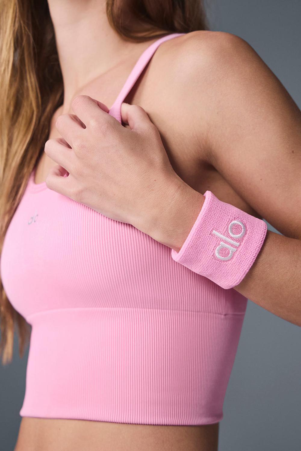 Wristband γυναικεια Alo Yoga Glow (2-Pack) ροζ ασπρα | Greece  JWXSQ-7834