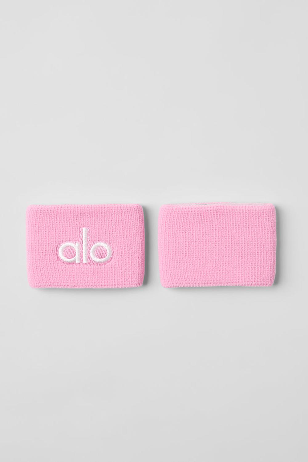 Wristband γυναικεια Alo Yoga Glow (2-Pack) ροζ ασπρα | Greece  JWXSQ-7834
