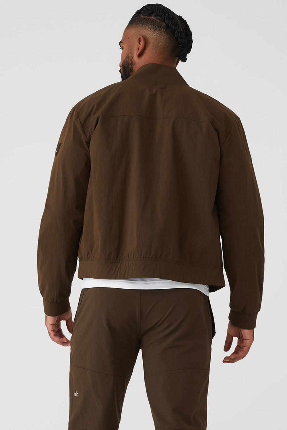 Μπουφαν Bomber ανδρικα Alo Yoga Co-Op Bomber Espresso | Greece  KXVRE-4319