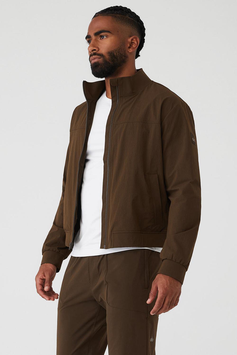 Μπουφαν Bomber ανδρικα Alo Yoga Co-Op Bomber Espresso | Greece  KXVRE-4319
