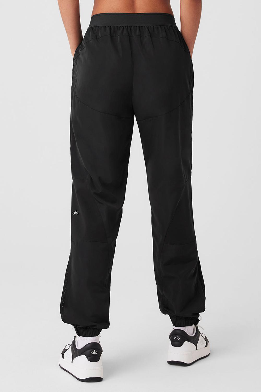 Παντελονι Jogger γυναικεια Alo Yoga Mixed Media Reinvention μαυρα | Greece  QSNFK-6204
