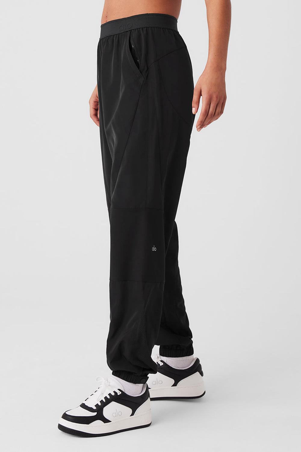 Παντελονι Jogger γυναικεια Alo Yoga Mixed Media Reinvention μαυρα | Greece  QSNFK-6204