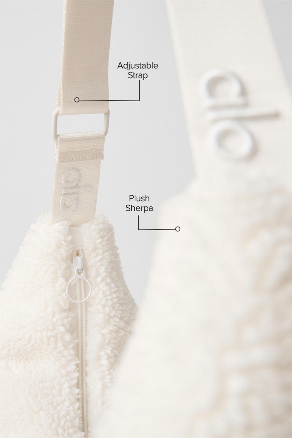 Τσάντα Sling γυναικεια Alo Yoga Sherpa Om The Go Ivory | Greece  SLGIU-3129