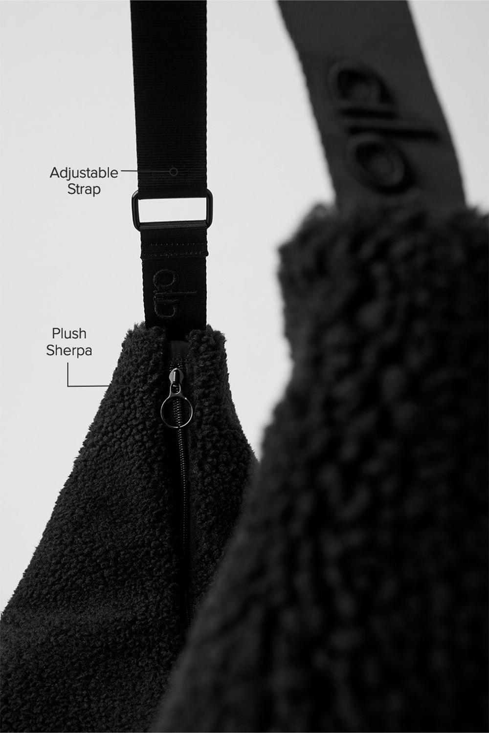 Τσάντα Sling γυναικεια Alo Yoga Sherpa Om The Go μαυρα | Greece  QFVAR-7908