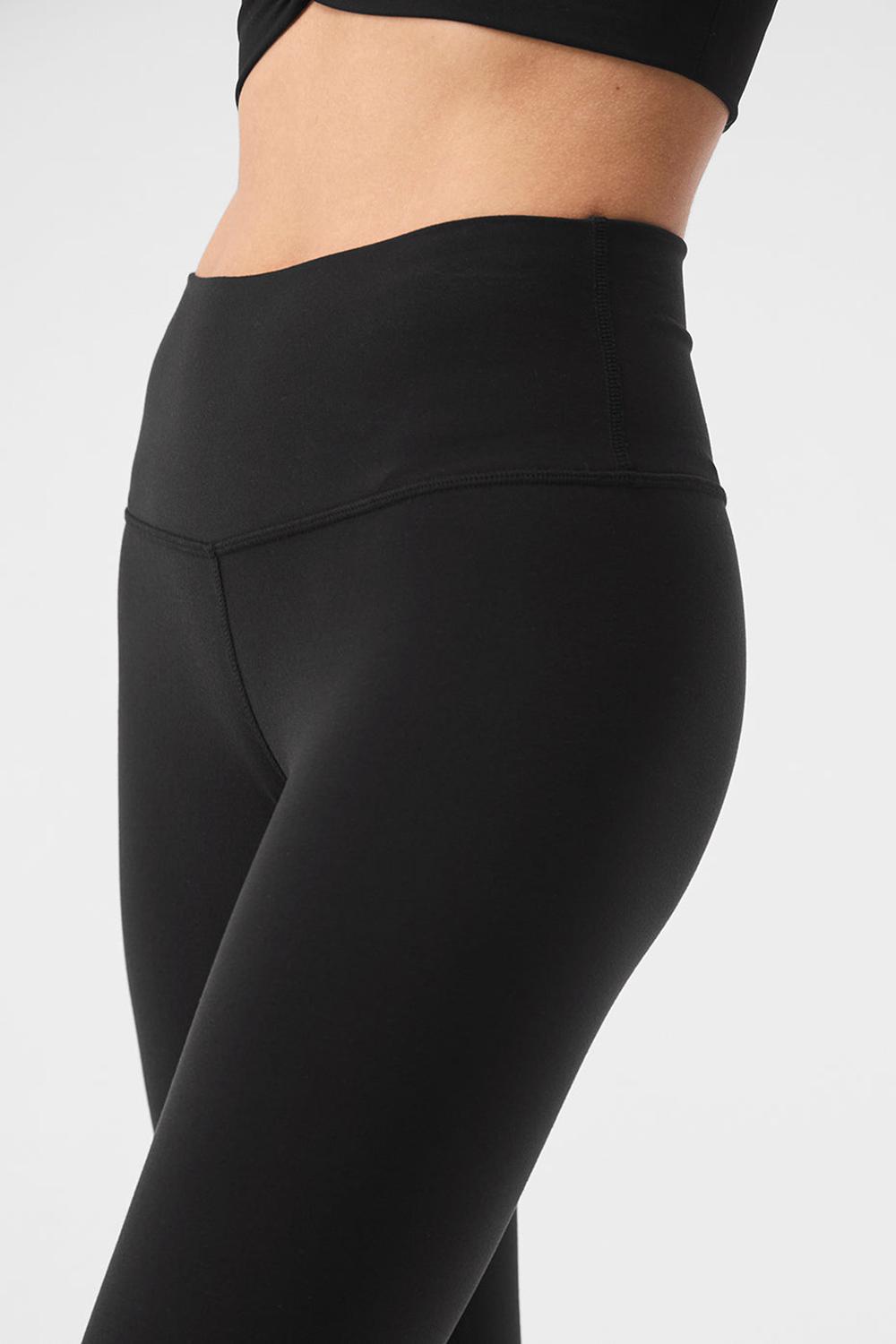 Κολαν γυναικεια Alo Yoga 7/8 High-Waist Airbrush μαυρα | Greece  XPMLN-9730