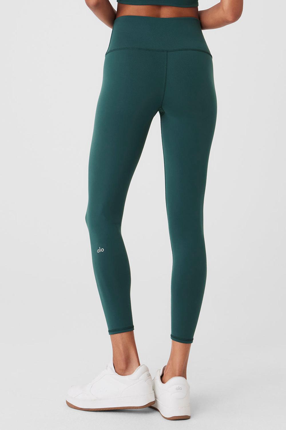 Κολαν γυναικεια Alo Yoga 7/8 High-Waist Airbrush πρασινο | Greece  ZUHOG-6349